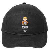 Just Because I'm A Builder It Don't Mean My Name Is Bob 7-Panel Snapback Hat