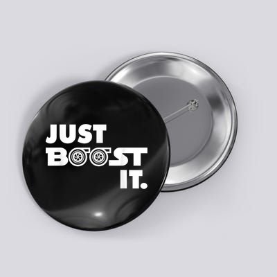 Just Boost It. Turbo And Turbocharger Engine And Race Car Button