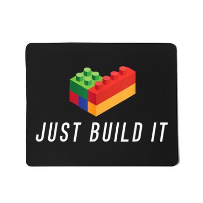 Just Build It Building Toy Blocks Bricks Kids Play Toys S Mousepad