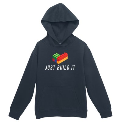 Just Build It Building Toy Blocks Bricks Kids Play Toys S Urban Pullover Hoodie