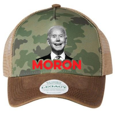 Joe Biden Is An Idiot And A Moron AntiBiden 8676 Pro USA Legacy Tie Dye Trucker Hat