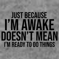 Just Because I'm Awake Doesn't Mean I'm Ready To Do Things Funny Hoodie