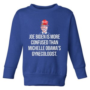 Joe Biden Is More Confused Than Obama's Gynecologist Toddler Sweatshirt