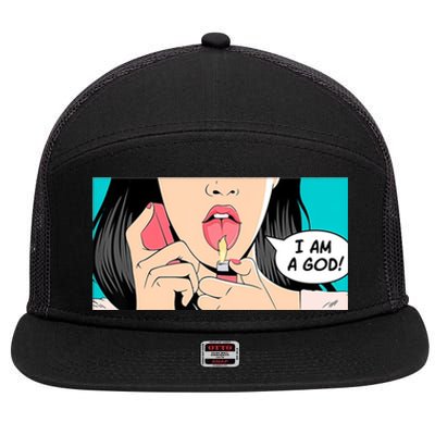 Jennifer's Body I Am A God 7 Panel Mesh Trucker Snapback Hat