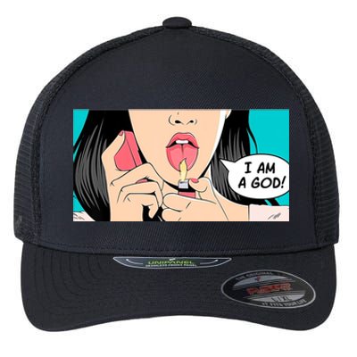 Jennifer's Body I Am A God Flexfit Unipanel Trucker Cap