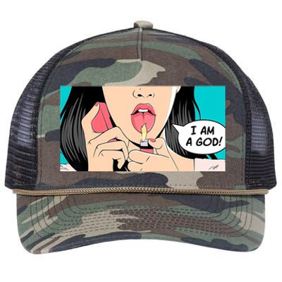 Jennifer's Body I Am A God Retro Rope Trucker Hat Cap