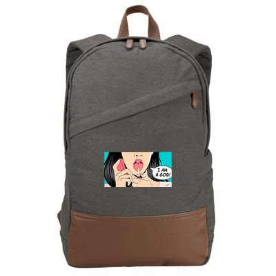 Jennifer's Body I Am A God Cotton Canvas Backpack