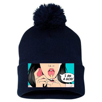 Jennifer's Body I Am A God Pom Pom 12in Knit Beanie