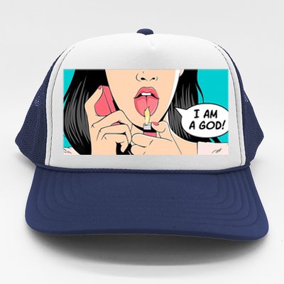 Jennifer's Body I Am A God Trucker Hat