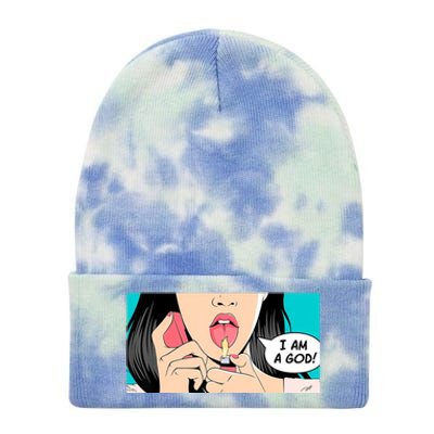 Jennifer's Body I Am A God Tie Dye 12in Knit Beanie