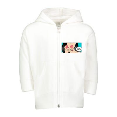 Jennifer's Body I Am A God Toddler Zip Fleece Hoodie