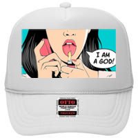 Jennifer's Body I Am A God High Crown Mesh Back Trucker Hat