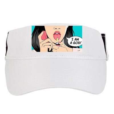 Jennifer's Body I Am A God Adult Drive Performance Visor