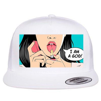 Jennifer's Body I Am A God Flat Bill Trucker Hat