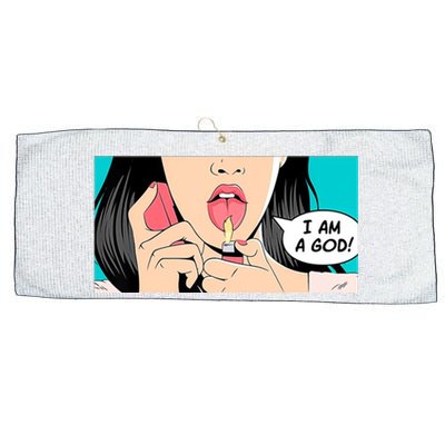 Jennifer's Body I Am A God Large Microfiber Waffle Golf Towel