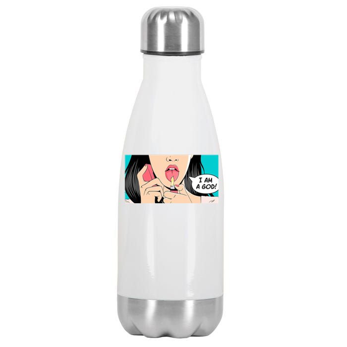 Jennifer's Body I Am A God Stainless Steel Insulated Water Bottle