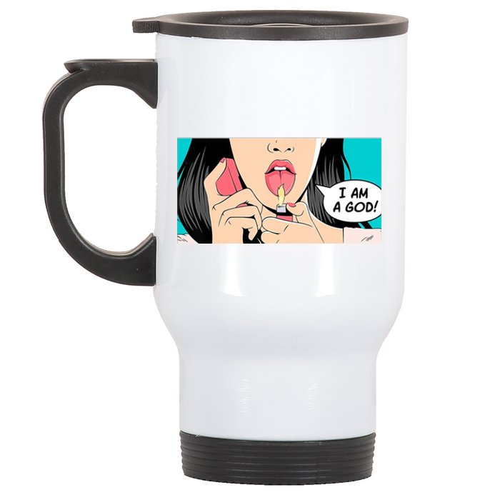 Jennifer's Body I Am A God Stainless Steel Travel Mug