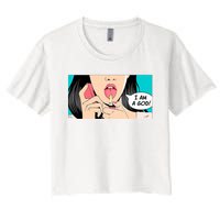 Jennifer's Body I Am A God Women's Crop Top Tee