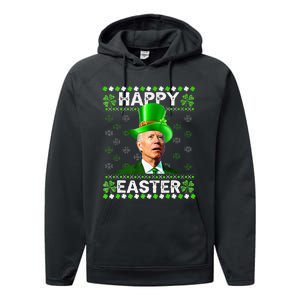 Joe Biden Irish Confused St Patricks Day easter Performance Fleece Hoodie