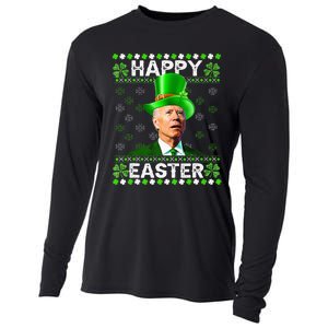 Joe Biden Irish Confused St Patricks Day easter Cooling Performance Long Sleeve Crew