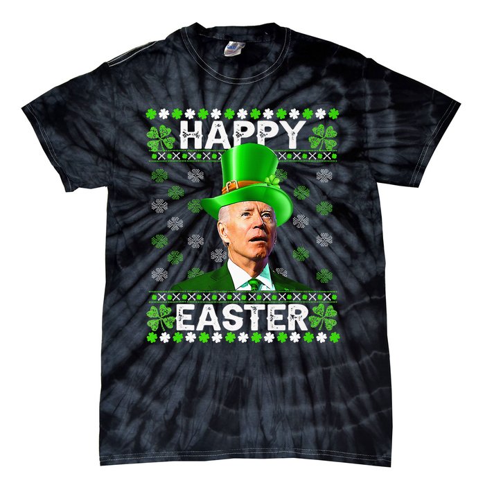 Joe Biden Irish Confused St Patricks Day easter Tie-Dye T-Shirt