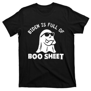 Joe Biden Is Full Of Boo Sheet Halloween Ghost Costume Gifts T-Shirt