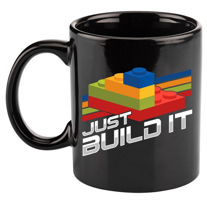 Just Build It | Building Blocks | Master Builder 11oz C Handle Ceramic Mug
