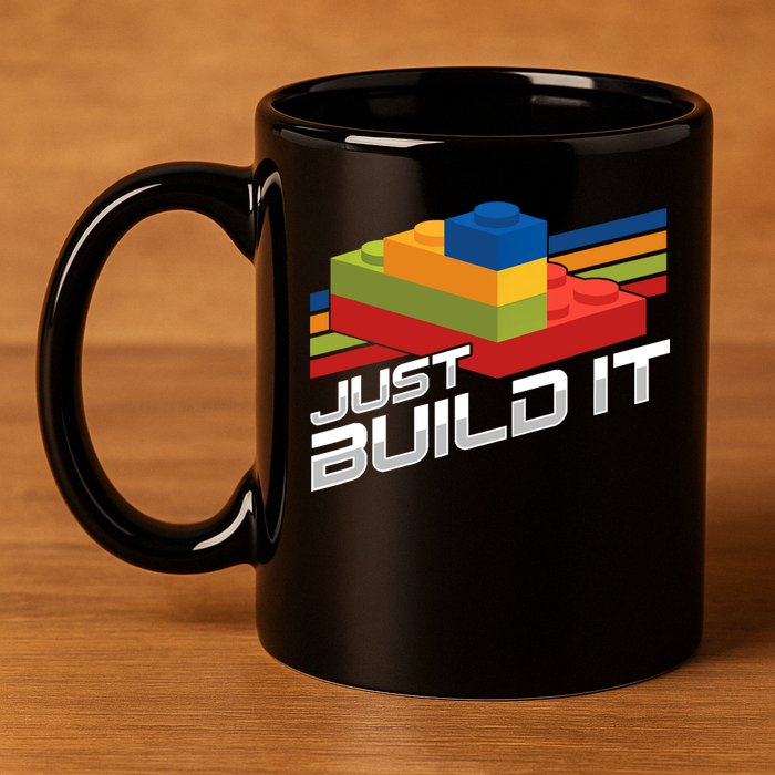 Just Build It | Building Blocks | Master Builder 11oz C Handle Ceramic Mug