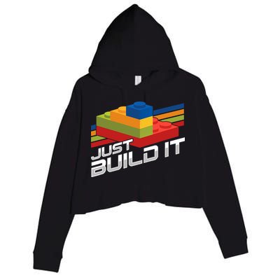 Just Build It | Building Blocks | Master Builder Crop Fleece Hoodie