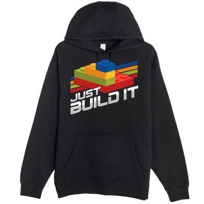 Just Build It | Building Blocks | Master Builder Premium Pullover Hoodie