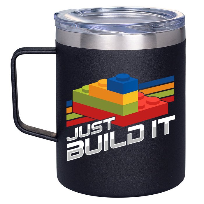 Just Build It | Building Blocks | Master Builder 12oz Stainless Steel Coffee Mug