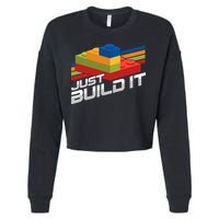 Just Build It | Building Blocks | Master Builder Cropped Pullover Crew
