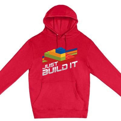 Just Build It | Building Blocks | Master Builder Premium Pullover Hoodie