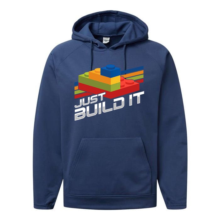 Just Build It | Building Blocks | Master Builder Performance Fleece Hoodie