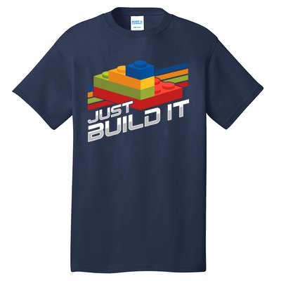 Just Build It | Building Blocks | Master Builder Tall T-Shirt