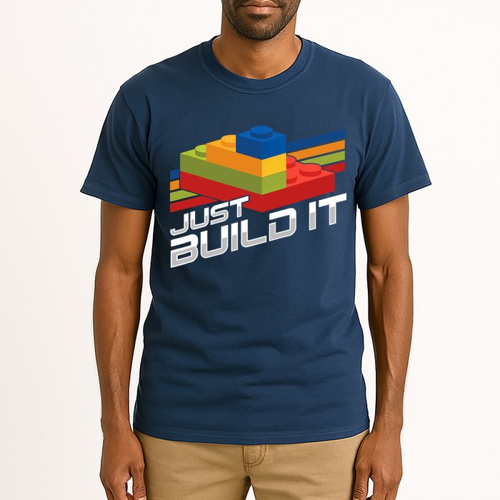 Just Build It | Building Blocks | Master Builder Tall T-Shirt