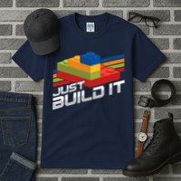 Just Build It | Building Blocks | Master Builder Tall T-Shirt