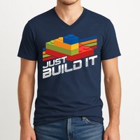 Just Build It | Building Blocks | Master Builder V-Neck T-Shirt