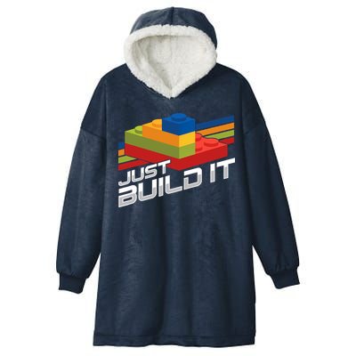 Just Build It | Building Blocks | Master Builder Hooded Wearable Blanket