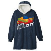 Just Build It | Building Blocks | Master Builder Hooded Wearable Blanket