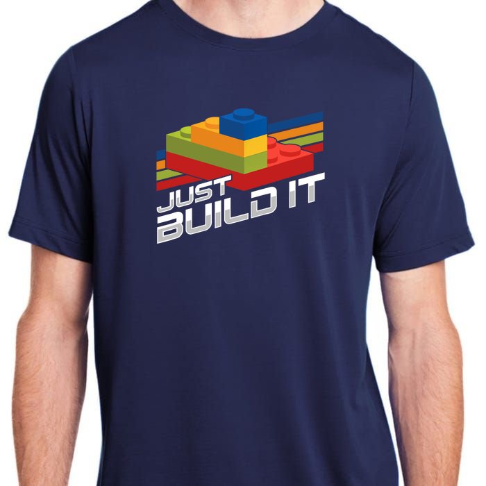 Just Build It | Building Blocks | Master Builder Adult ChromaSoft Performance T-Shirt