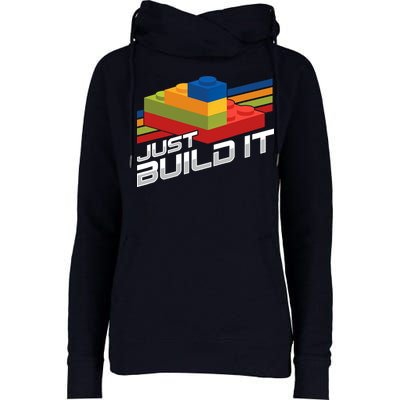 Just Build It | Building Blocks | Master Builder Womens Funnel Neck Pullover Hood