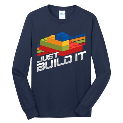 Just Build It | Building Blocks | Master Builder Tall Long Sleeve T-Shirt