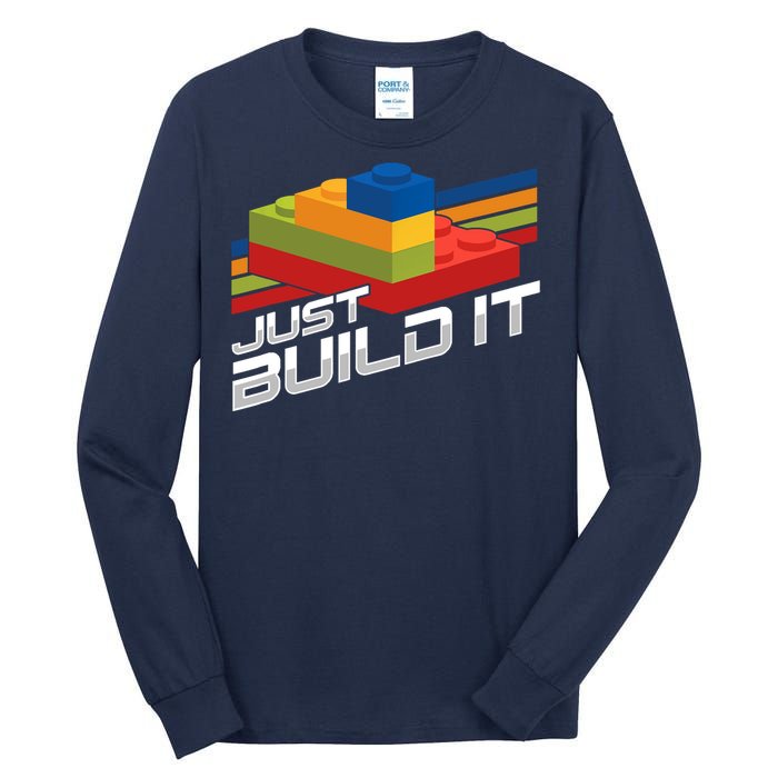 Just Build It | Building Blocks | Master Builder Tall Long Sleeve T-Shirt