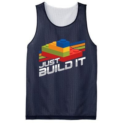 Just Build It | Building Blocks | Master Builder Mesh Reversible Basketball Jersey Tank