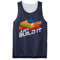 Just Build It | Building Blocks | Master Builder Mesh Reversible Basketball Jersey Tank