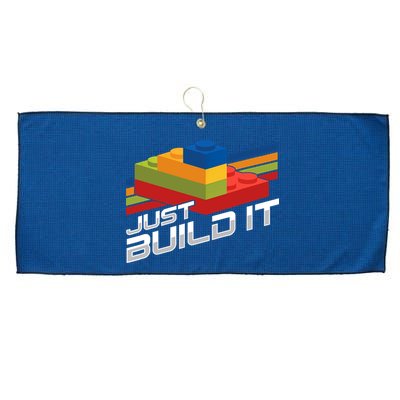 Just Build It | Building Blocks | Master Builder Large Microfiber Waffle Golf Towel