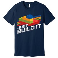 Just Build It | Building Blocks | Master Builder Premium T-Shirt