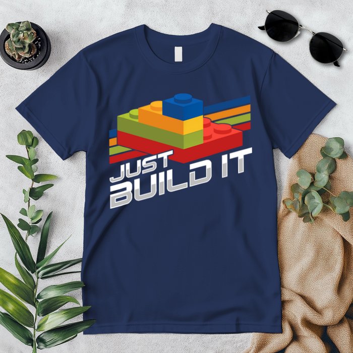Just Build It | Building Blocks | Master Builder Premium T-Shirt