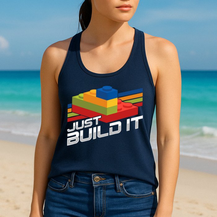 Just Build It | Building Blocks | Master Builder Womens Tank Top